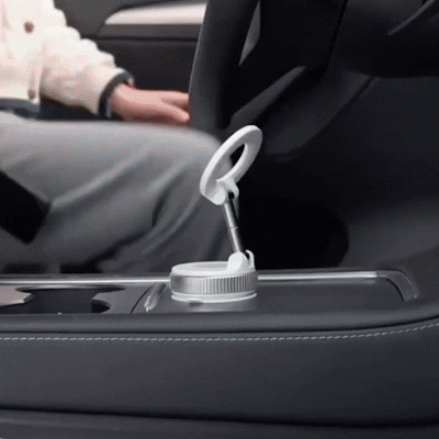 Mount it on dashboards, mirrors, tiles, glass & more with a powerful magnetic grip and vacuum lock.