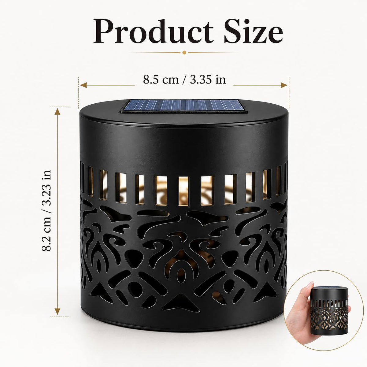 Mandora™ - Solar Mandola Wall Light