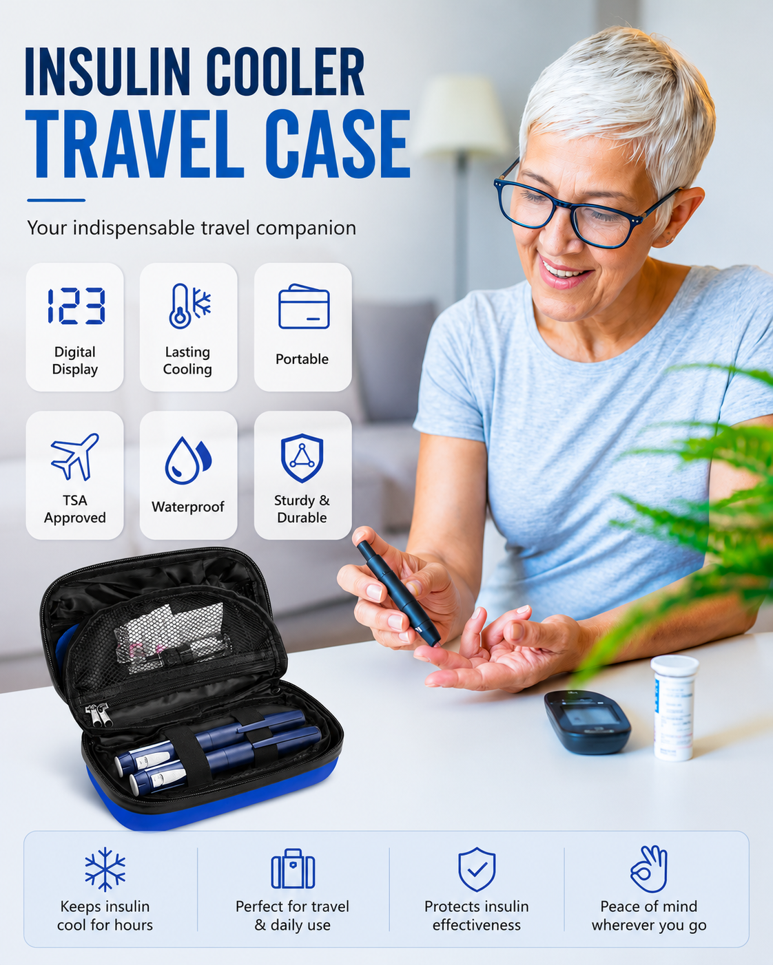 Insulin Cooler Travel Case