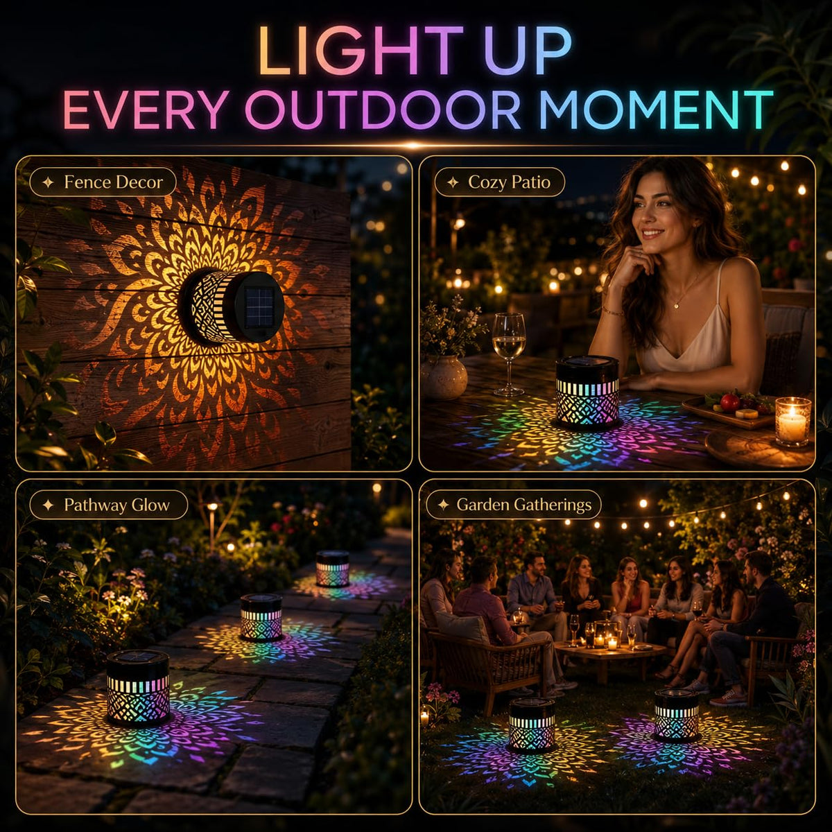 Mandora™ - Solar Mandola Wall Light