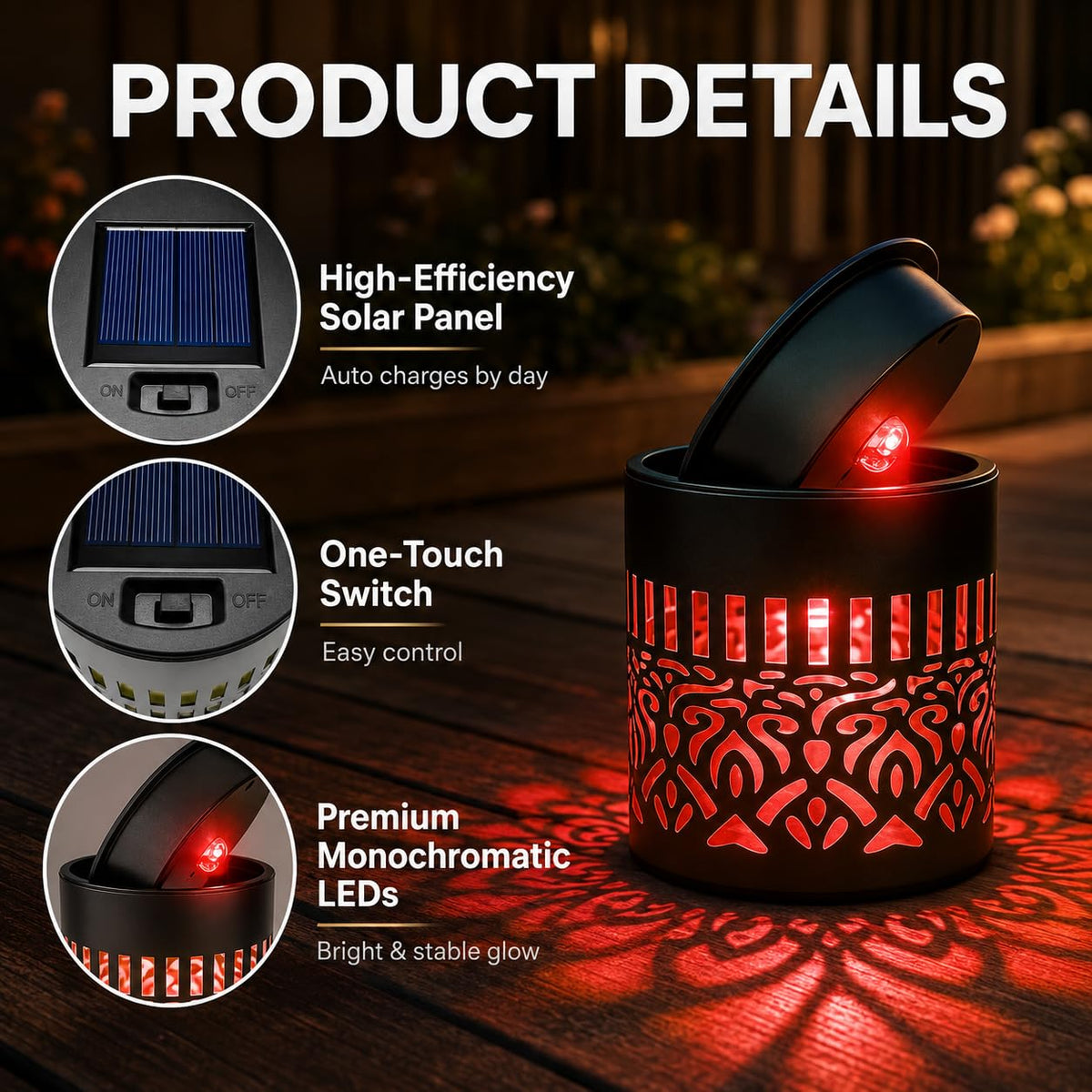 Mandora™ - Solar Mandola Wall Light